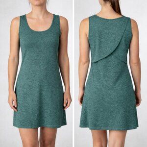 Patagonia Green Outdoors Athletic Sleeveless Scoop Neck Dress Size Small